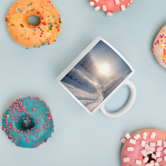 White glossy mug - WhatUWant2Buy