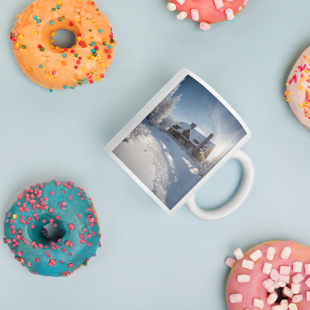 White glossy mug - WhatUWant2Buy