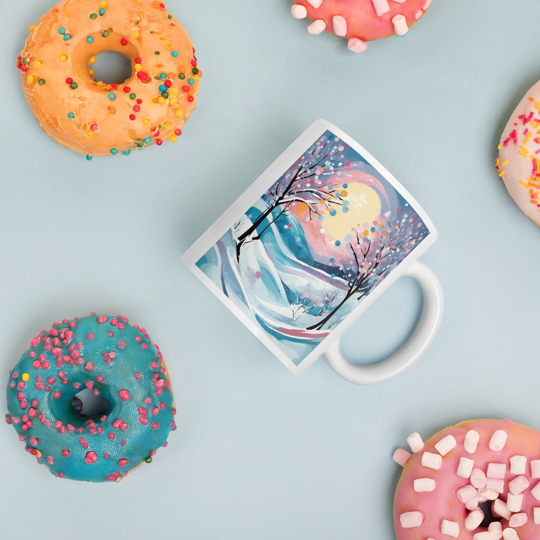 White glossy mug - WhatUWant2Buy
