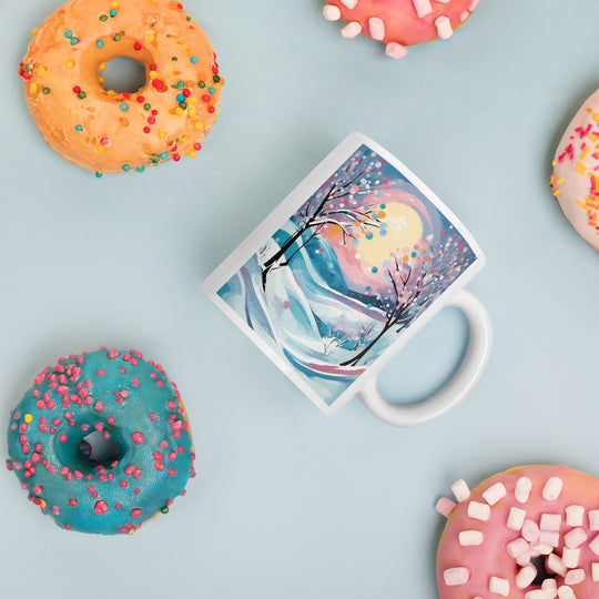 White glossy mug - WhatUWant2Buy