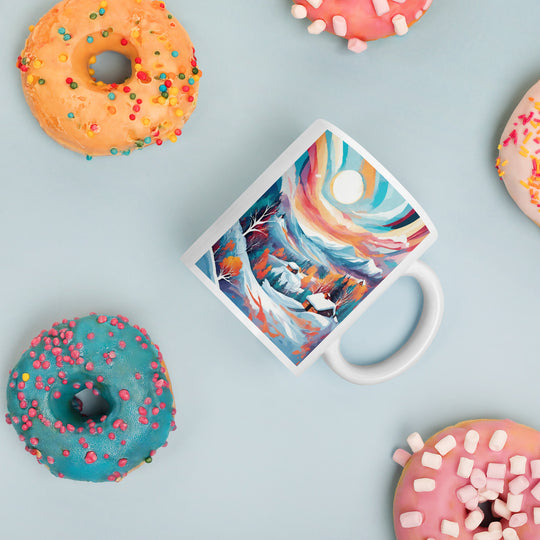 White glossy mug - WhatUWant2Buy