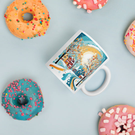 White glossy mug - WhatUWant2Buy