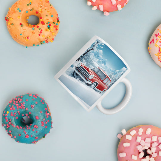 White glossy mug - WhatUWant2Buy