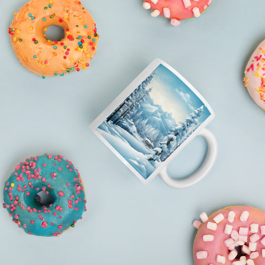 White glossy mug - WhatUWant2Buy