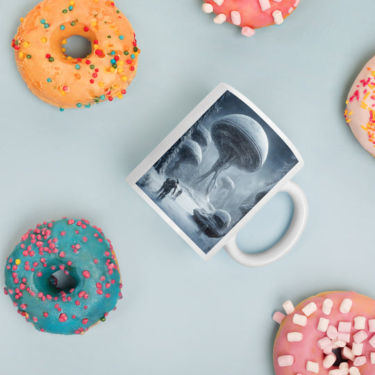 White glossy mug - WhatUWant2Buy