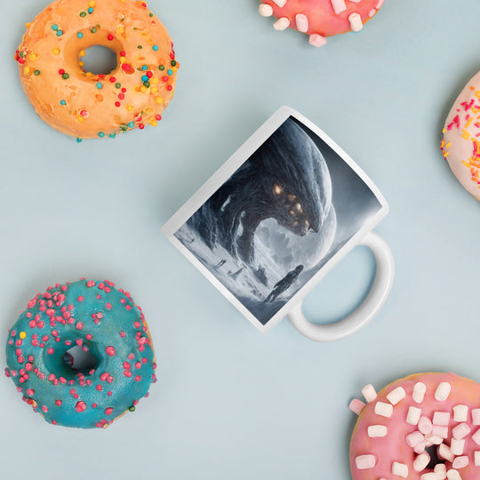 White glossy mug - WhatUWant2Buy