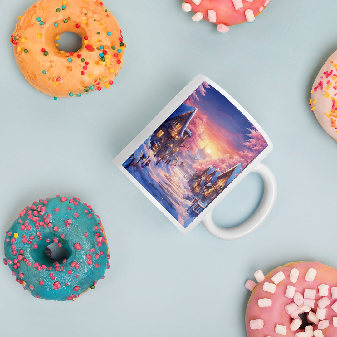 White glossy mug - WhatUWant2Buy