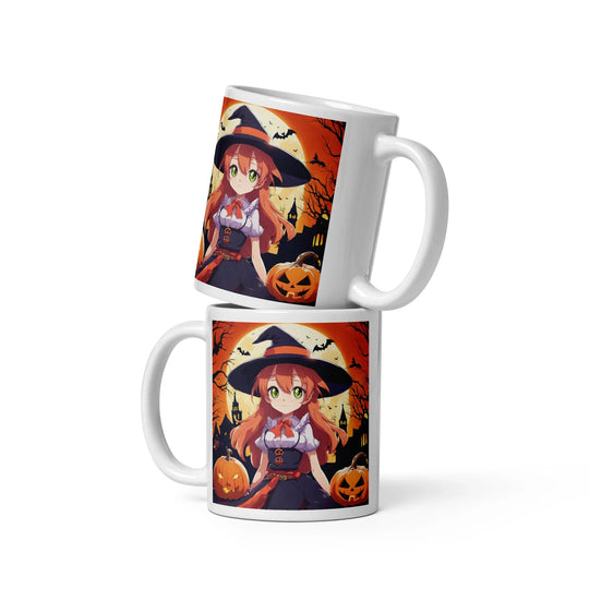 White glossy mug - WhatUWant2Buy