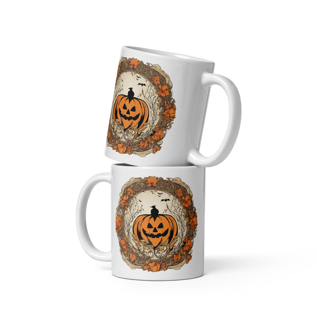 White glossy mug - WhatUWant2Buy