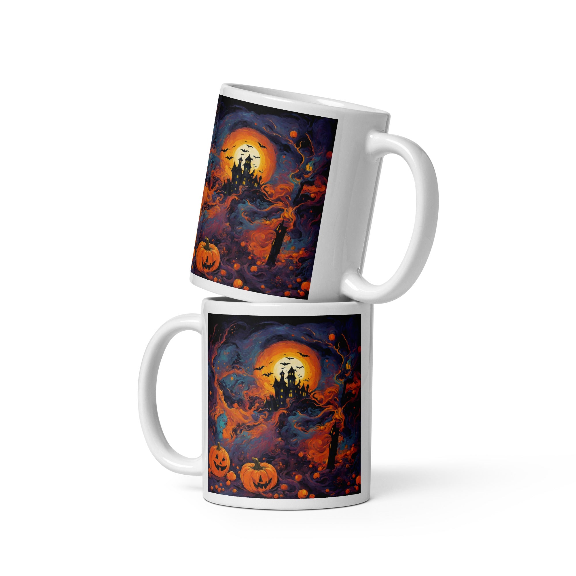 White glossy mug - WhatUWant2Buy