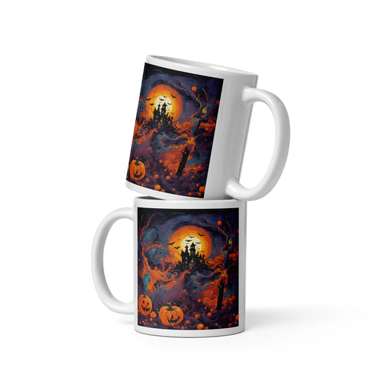 White glossy mug - WhatUWant2Buy