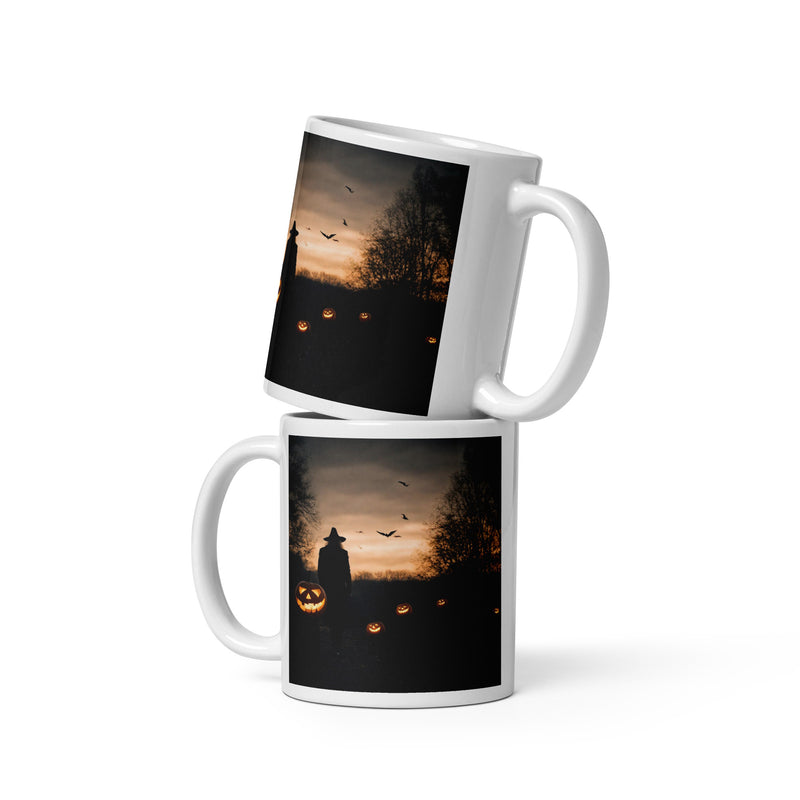 White glossy mug - WhatUWant2Buy