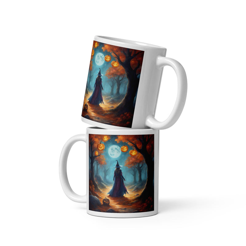 White glossy mug - WhatUWant2Buy