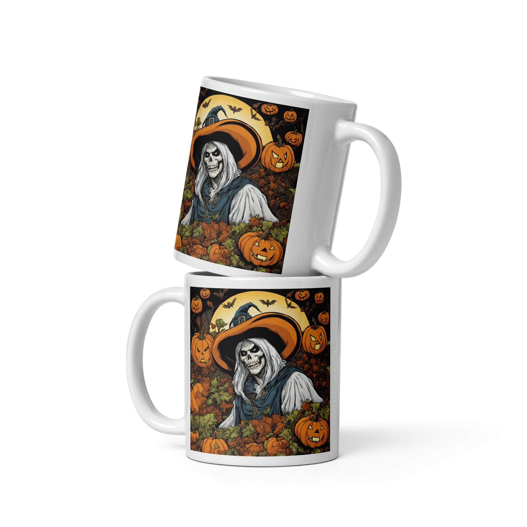 White glossy mug - WhatUWant2Buy