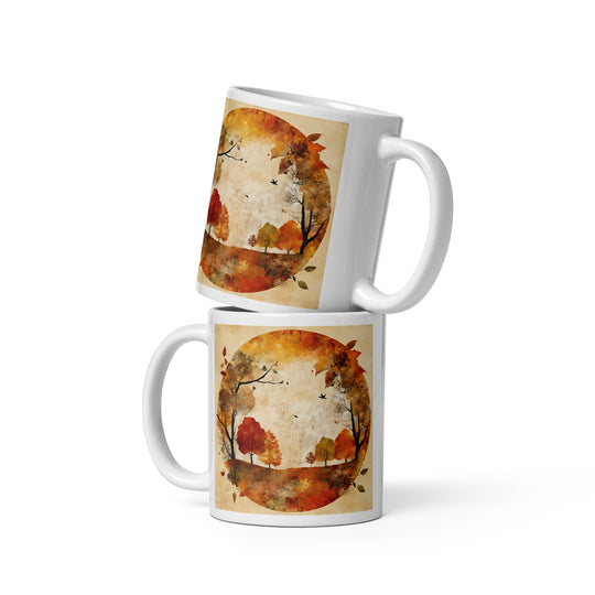White glossy mug - WhatUWant2Buy