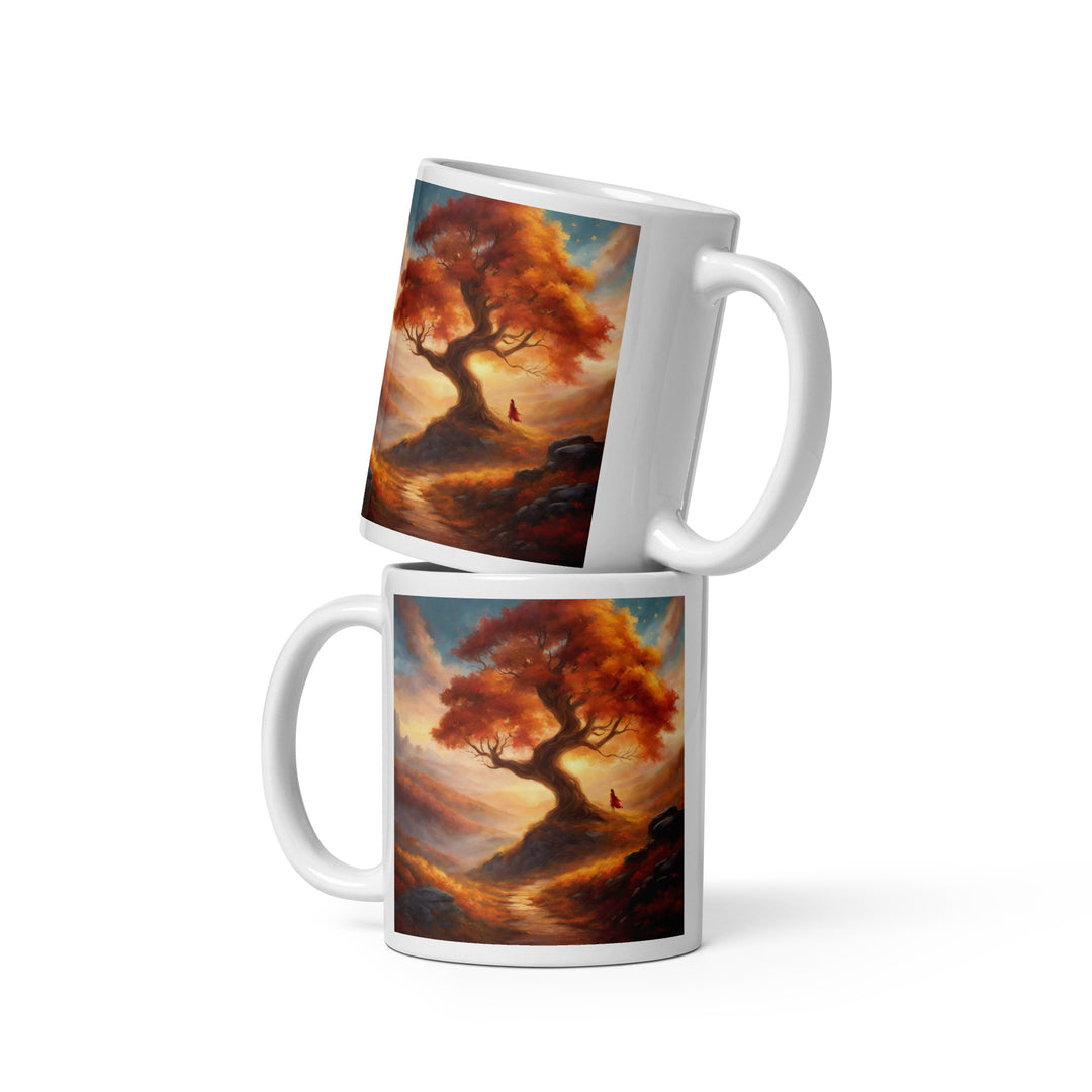 White glossy mug - WhatUWant2Buy