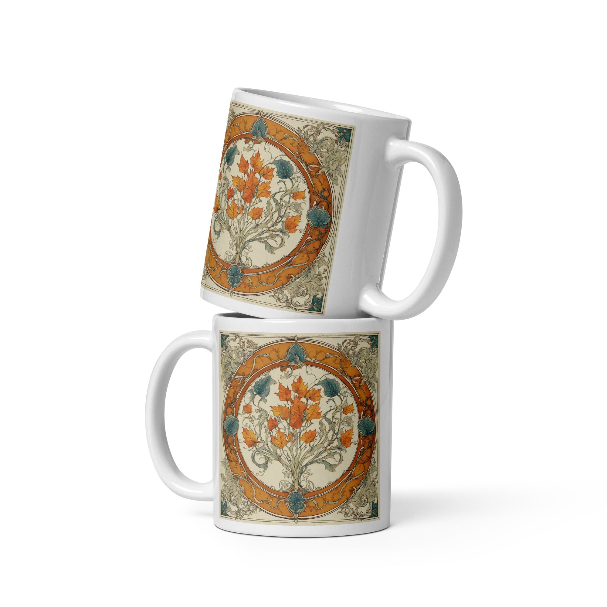White glossy mug - WhatUWant2Buy