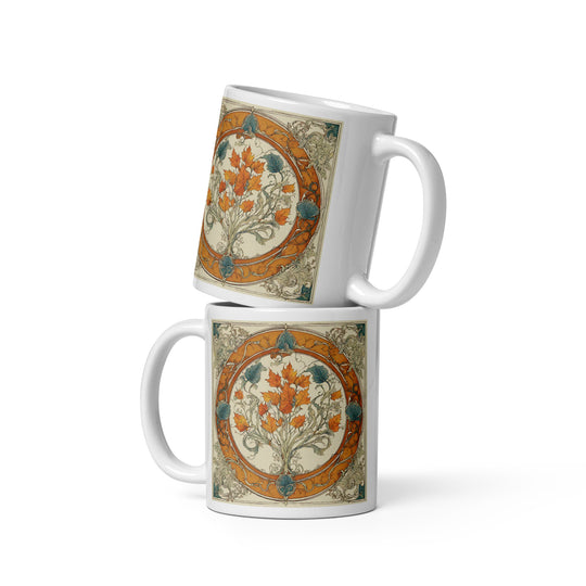White glossy mug - WhatUWant2Buy