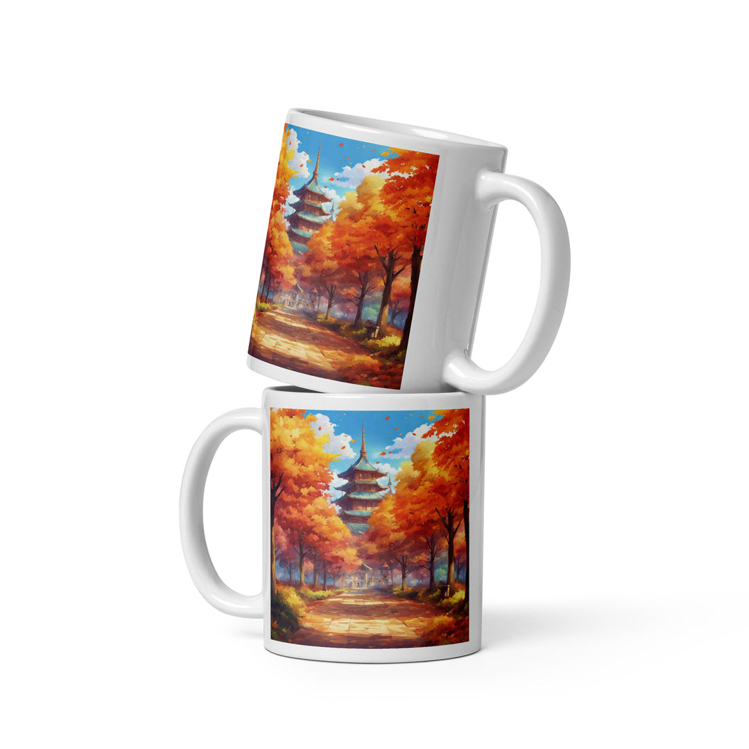 White glossy mug - WhatUWant2Buy