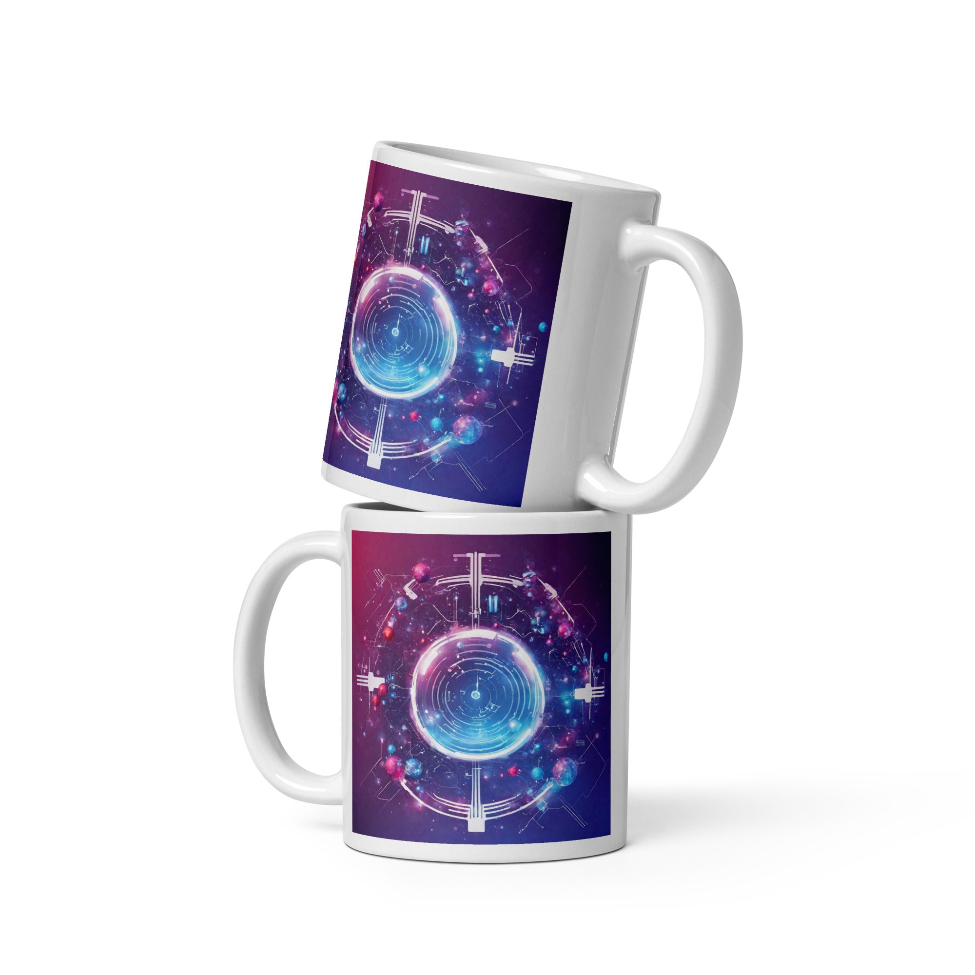 White glossy mug - WhatUWant2Buy