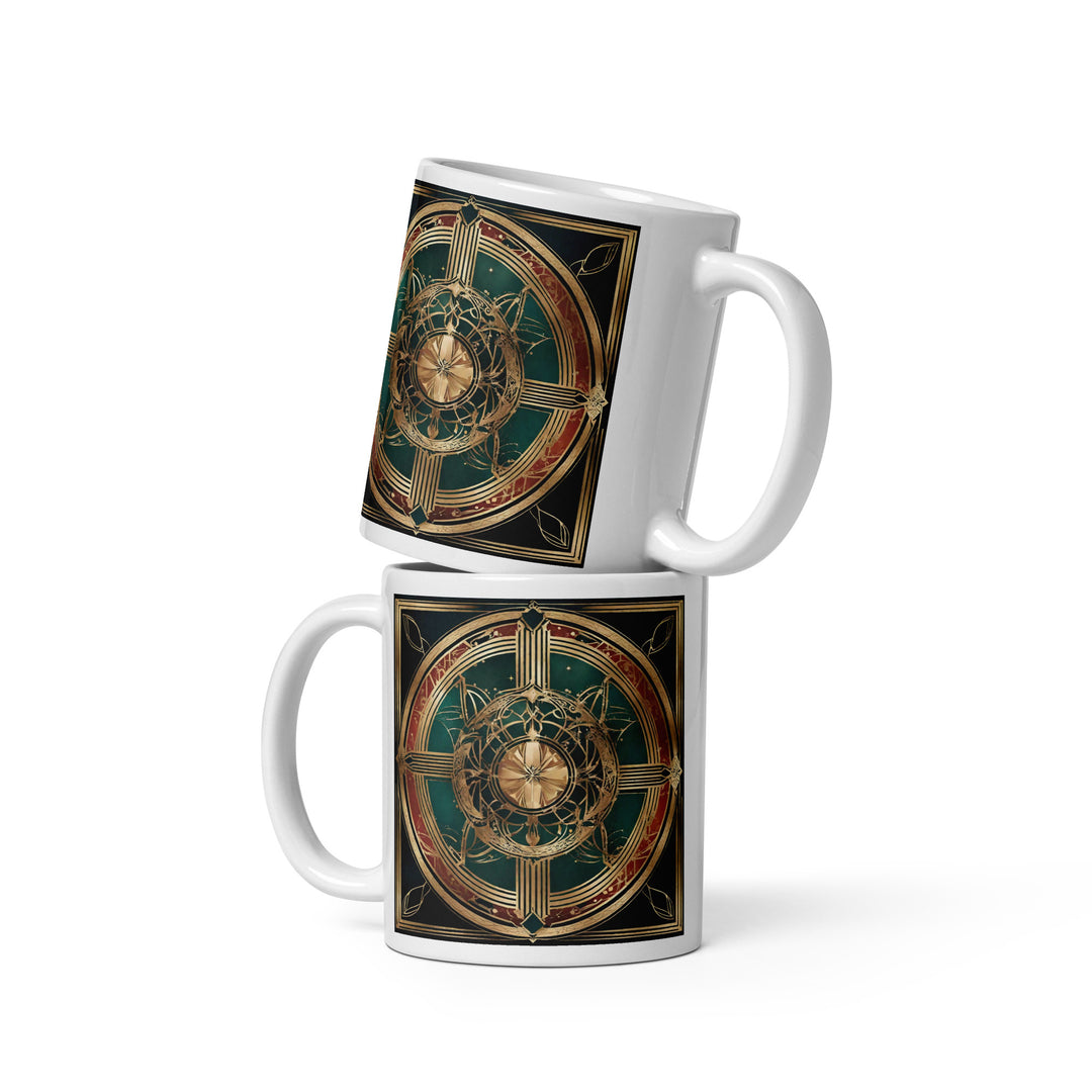 White glossy mug - WhatUWant2Buy