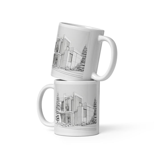 White glossy mug - WhatUWant2Buy