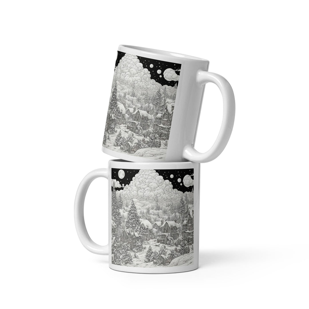 White glossy mug - WhatUWant2Buy