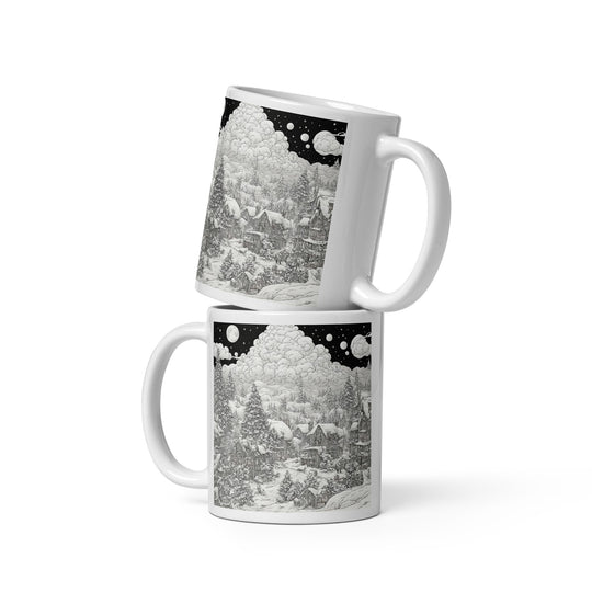 White glossy mug - WhatUWant2Buy