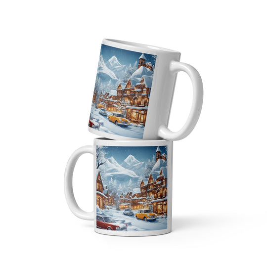 White glossy mug - WhatUWant2Buy