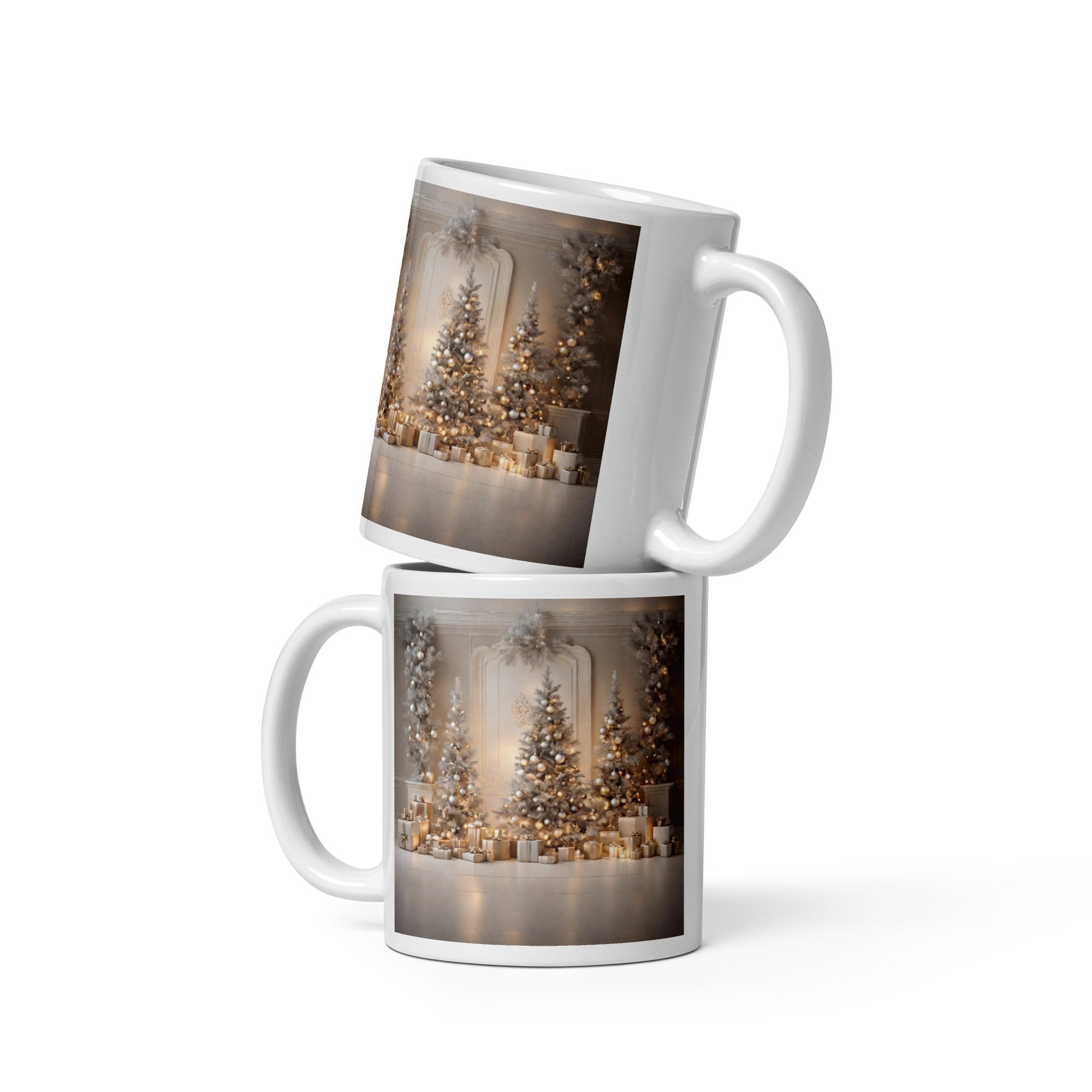 White glossy mug - WhatUWant2Buy