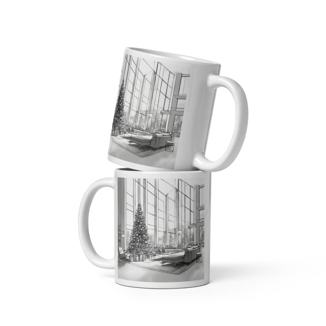White glossy mug - WhatUWant2Buy