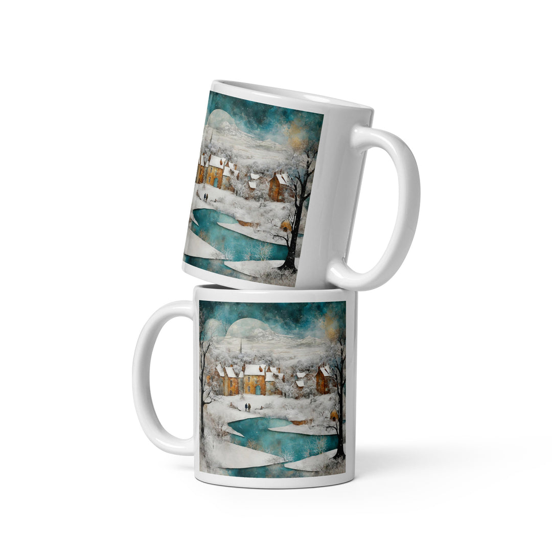 White glossy mug - WhatUWant2Buy