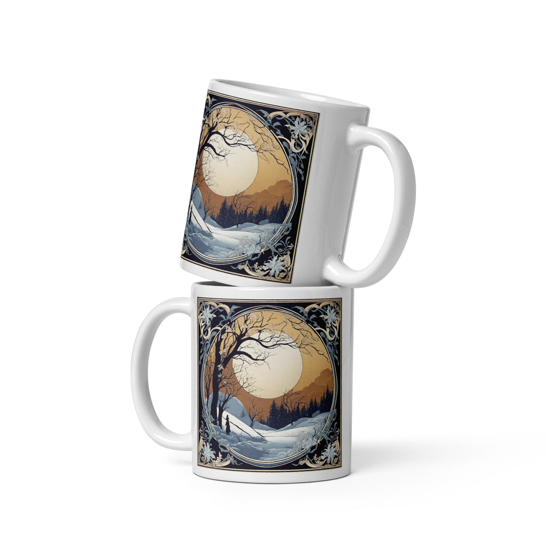 White glossy mug - WhatUWant2Buy