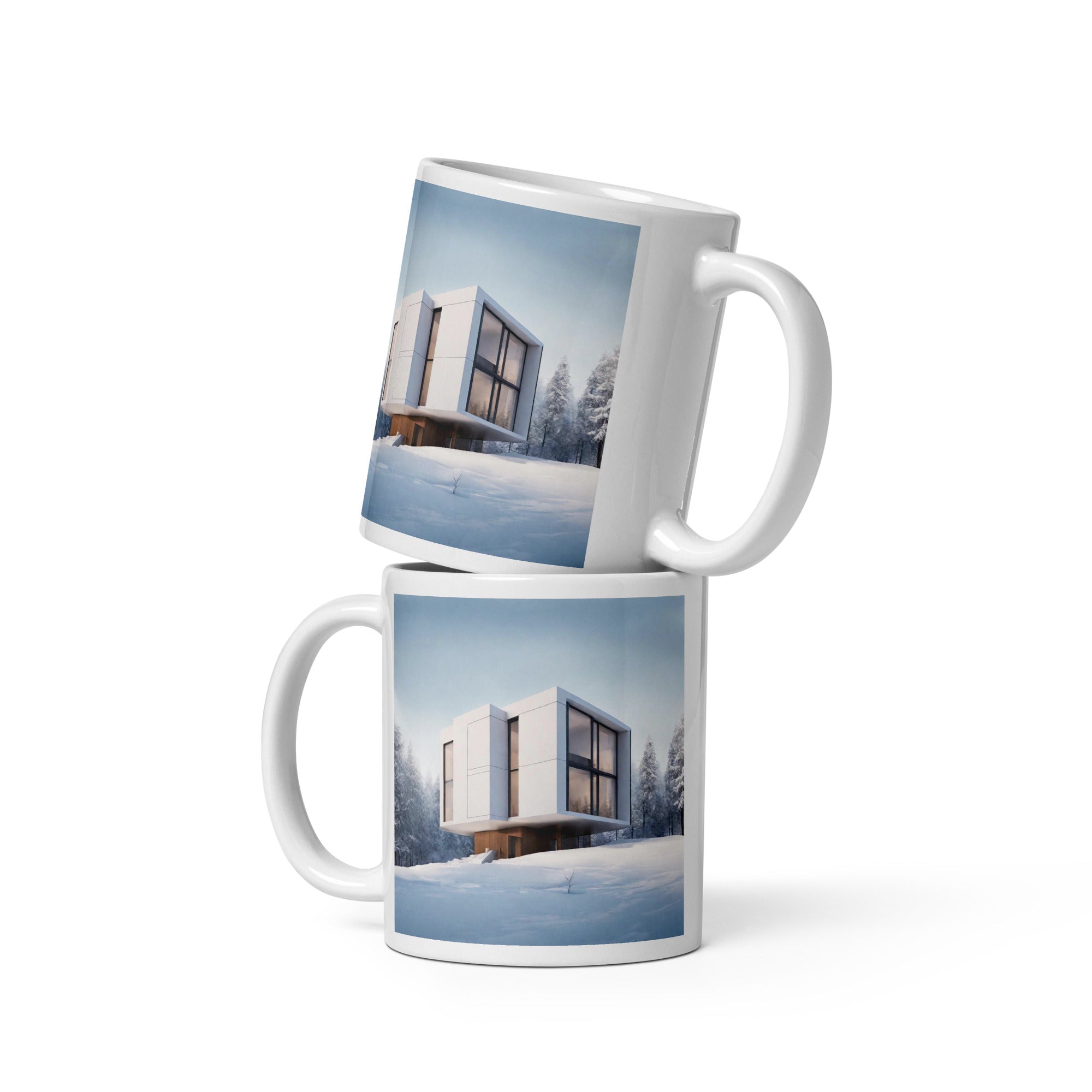 White glossy mug - WhatUWant2Buy