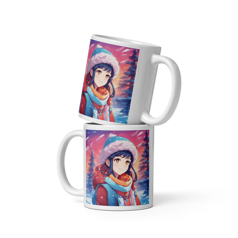 White glossy mug - WhatUWant2Buy