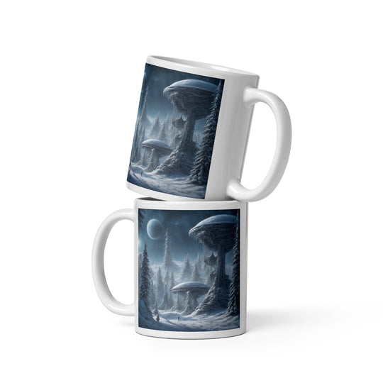White glossy mug - WhatUWant2Buy