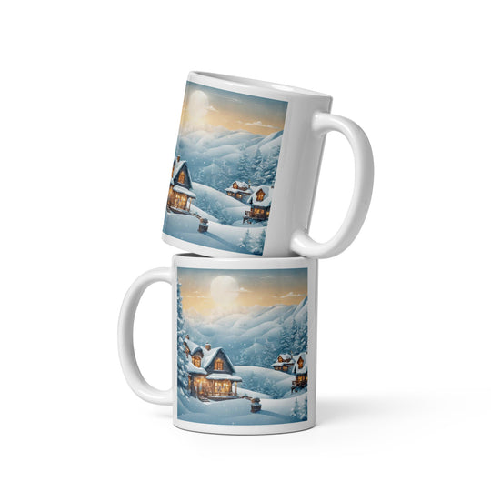 White glossy mug - WhatUWant2Buy