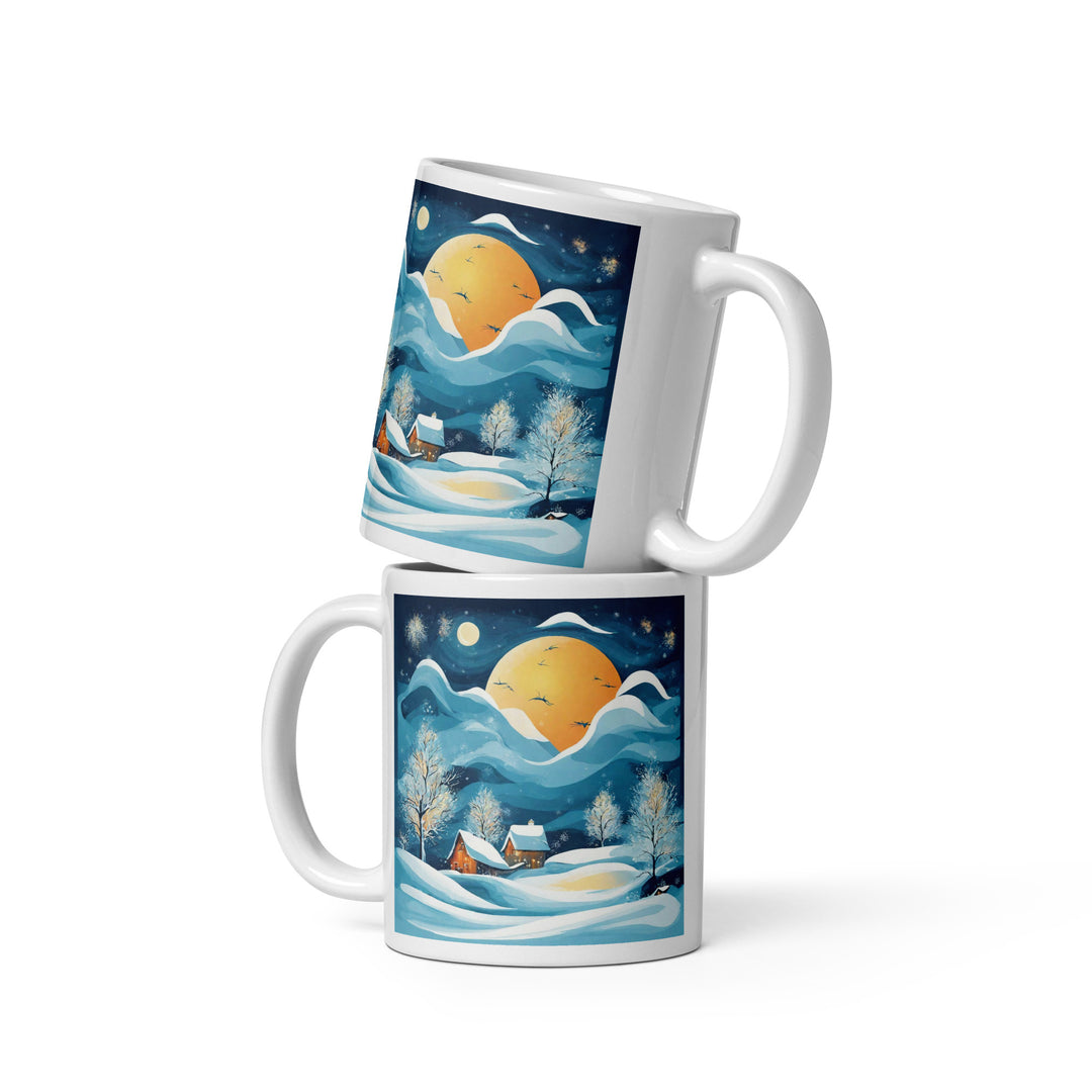 White glossy mug - WhatUWant2Buy