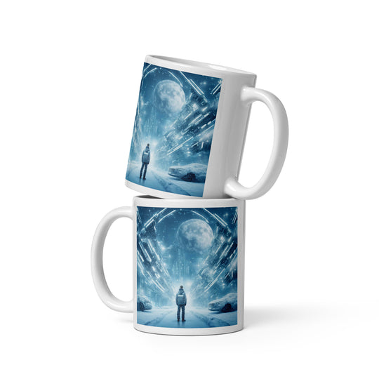 White glossy mug - WhatUWant2Buy