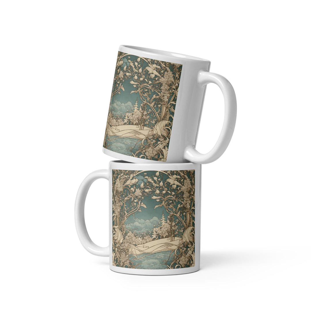 White glossy mug - WhatUWant2Buy