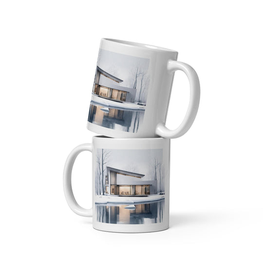 White glossy mug - WhatUWant2Buy