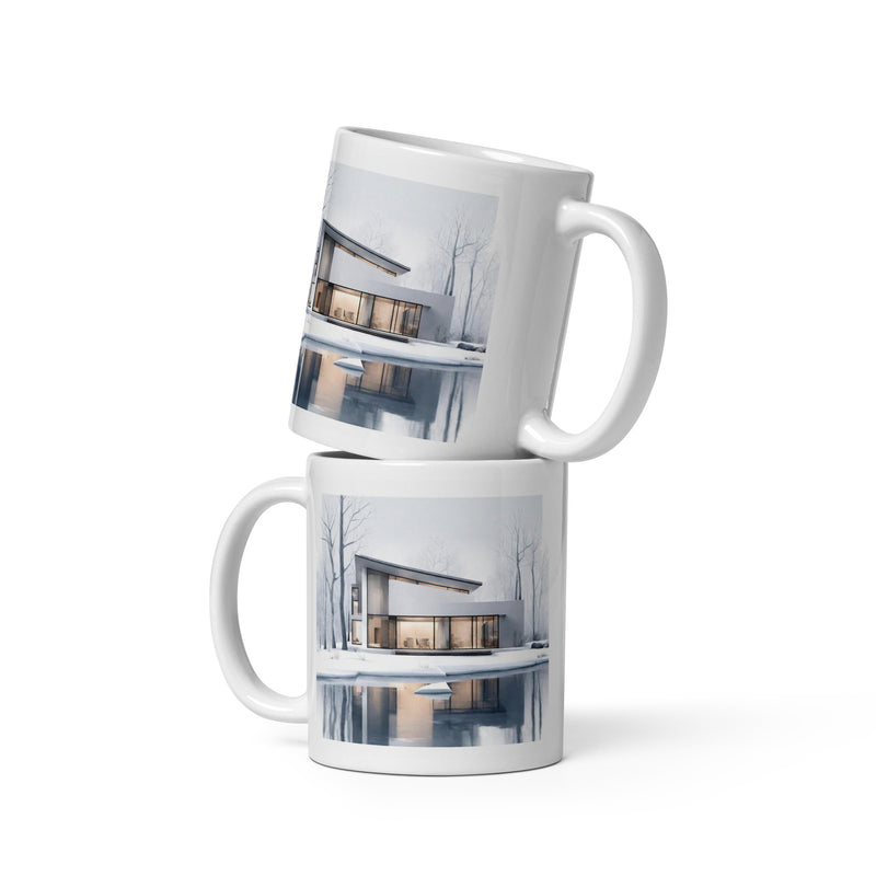 White glossy mug - WhatUWant2Buy