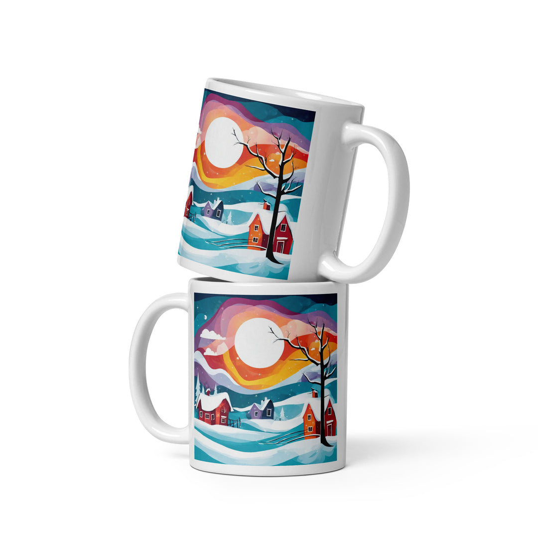 White glossy mug - WhatUWant2Buy