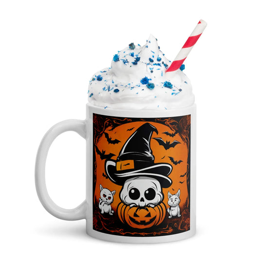 White glossy mug - WhatUWant2Buy