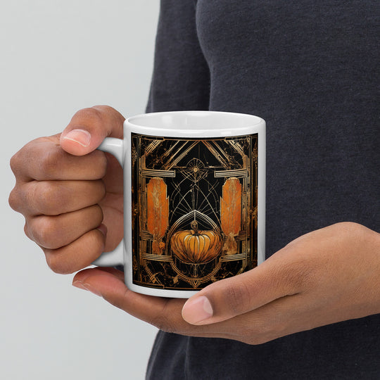 White glossy mug - WhatUWant2Buy