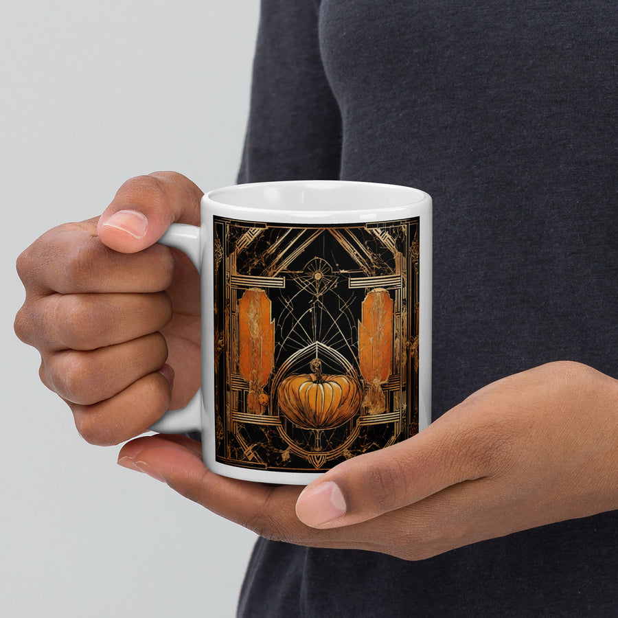 White glossy mug - WhatUWant2Buy