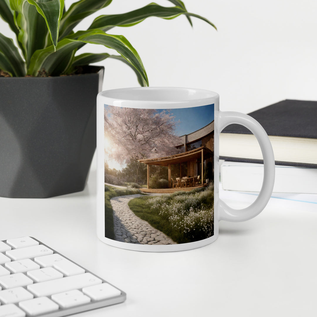 White glossy mug - WhatUWant2Buy