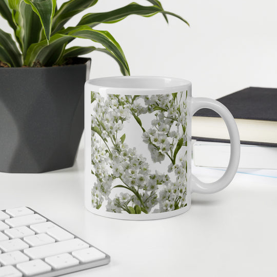 White glossy mug - WhatUWant2Buy