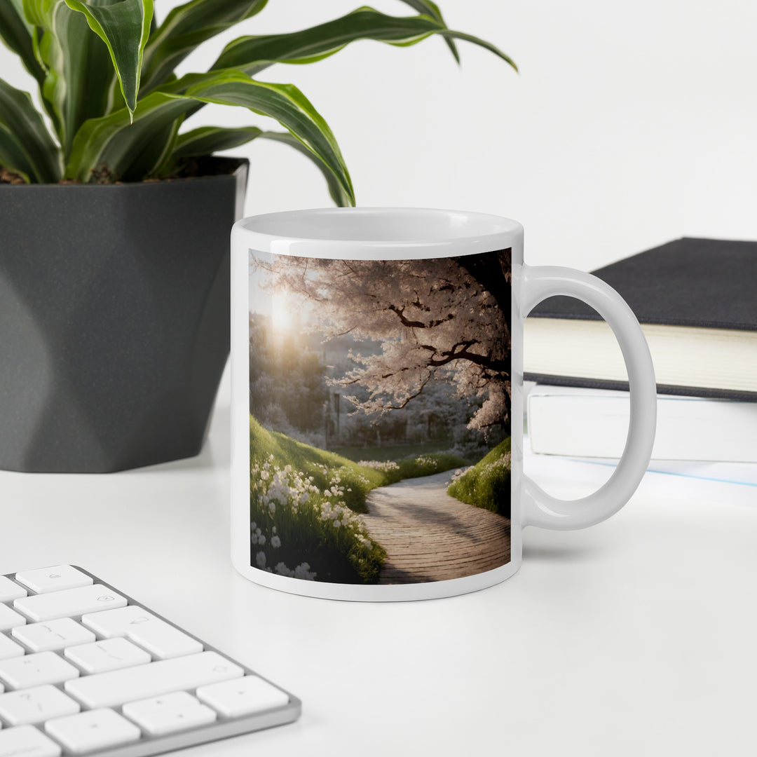 White glossy mug - WhatUWant2Buy