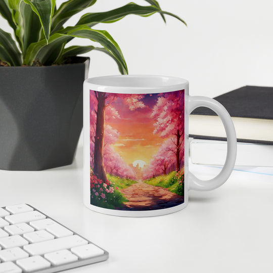 White glossy mug - WhatUWant2Buy